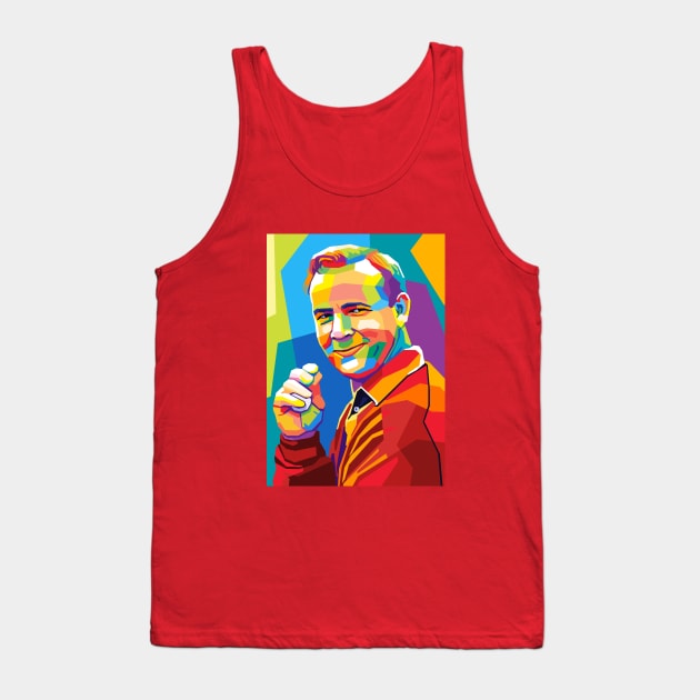 Arnold Palmer Wpap Pop art Tank Top by SiksisArt